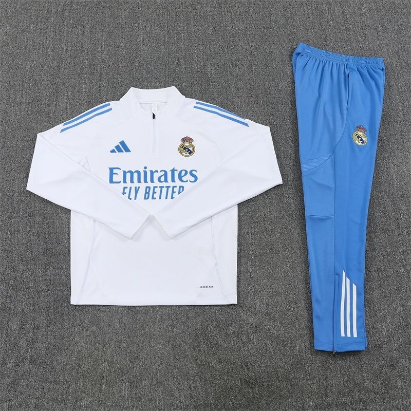 Tuta Bambino Real Madrid Bianca/Azzurra 2025/26