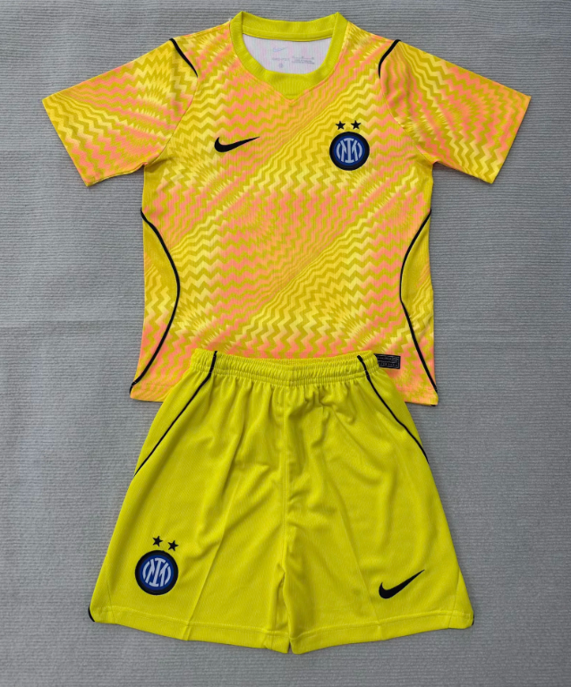 Completino Bambino Portiere Inter 2026/27 Giallo