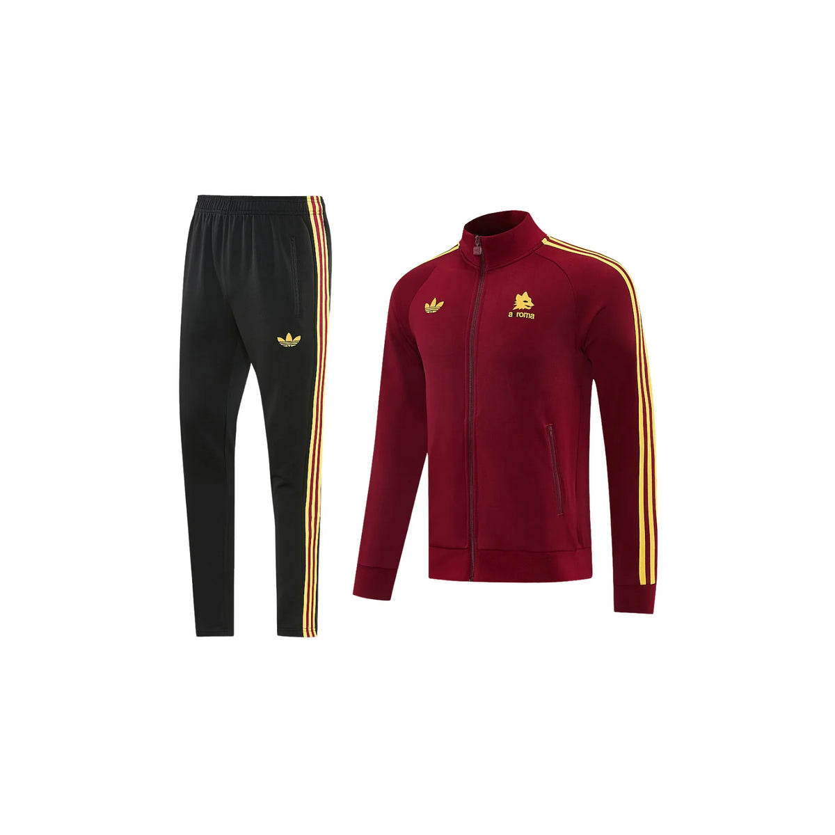 Tuta Roma Full Zip Rosso Scuro 2026/27