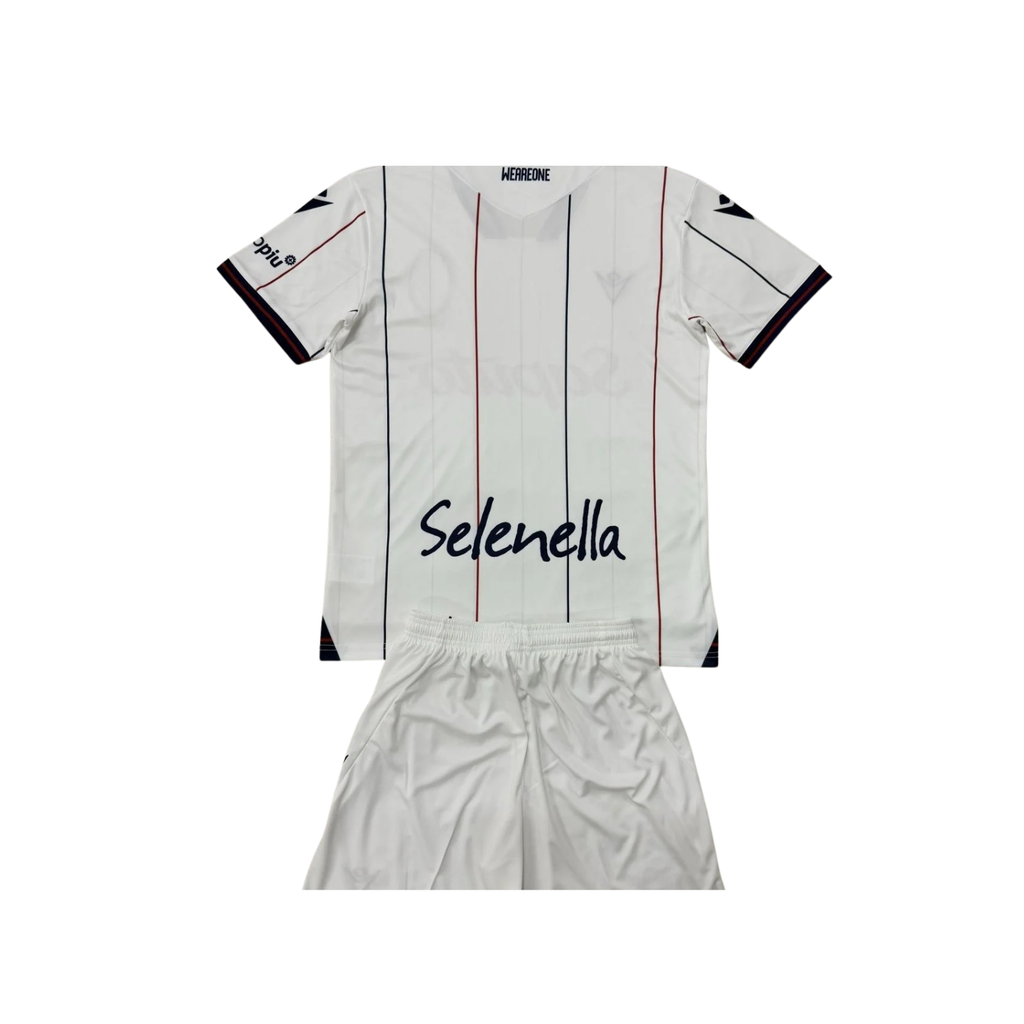 Completino Bambino Bologna Away 2025/26 - Patch Coppa Italia inclusa
