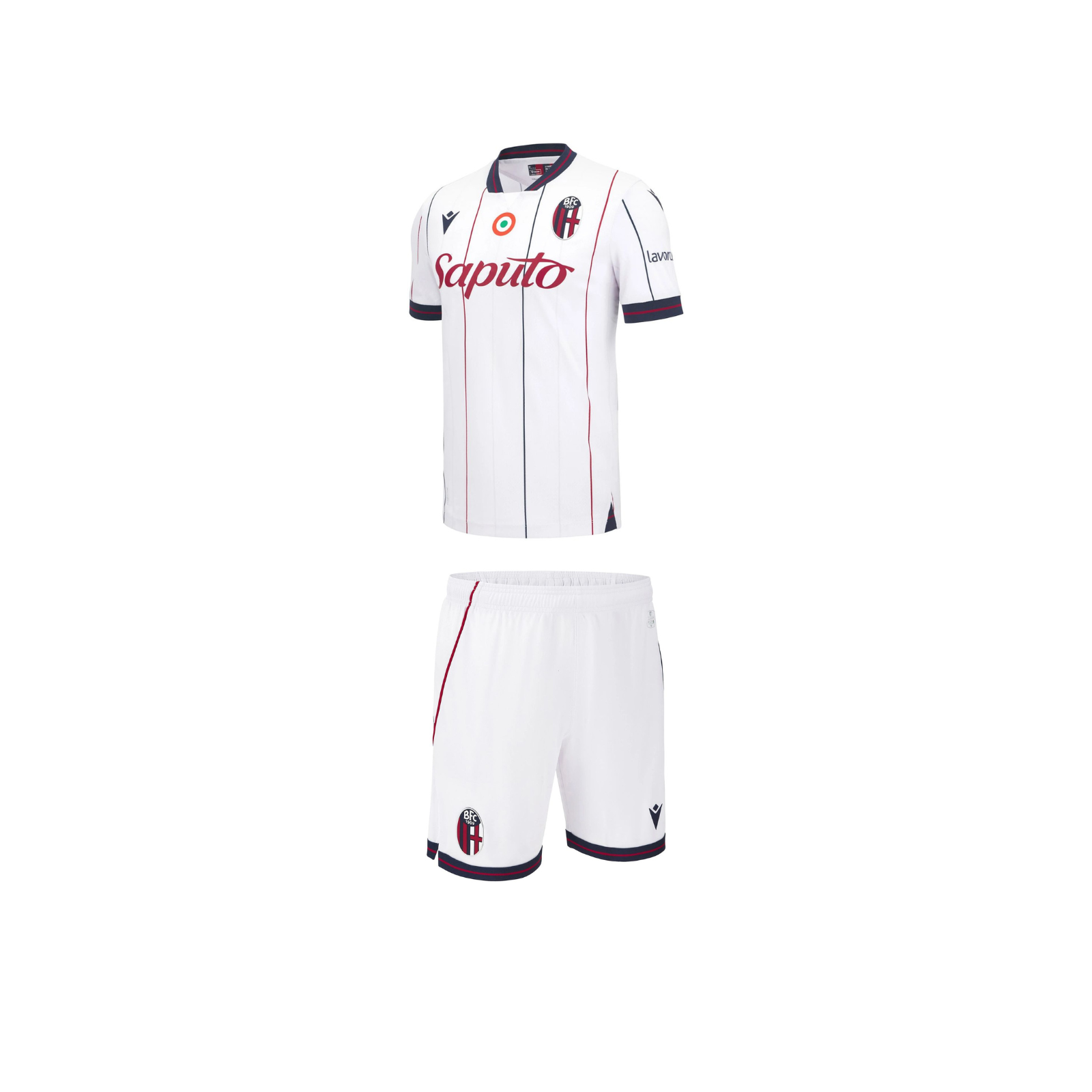 Completino Bambino Bologna Away 2025/26 - Patch Coppa Italia inclusa