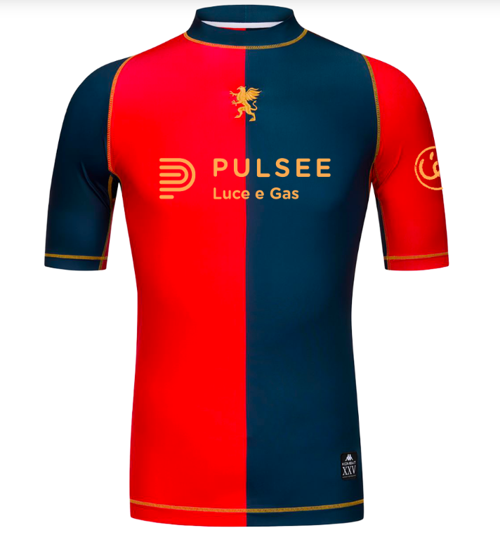Maglia Genoa Home Anniversario 25° Kombat 2000 2025/26