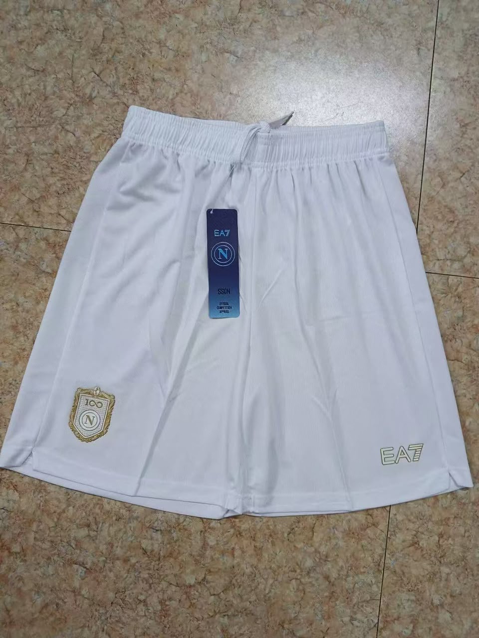 Pantaloncino Napoli Home Centenario 2026/27 - Bianco