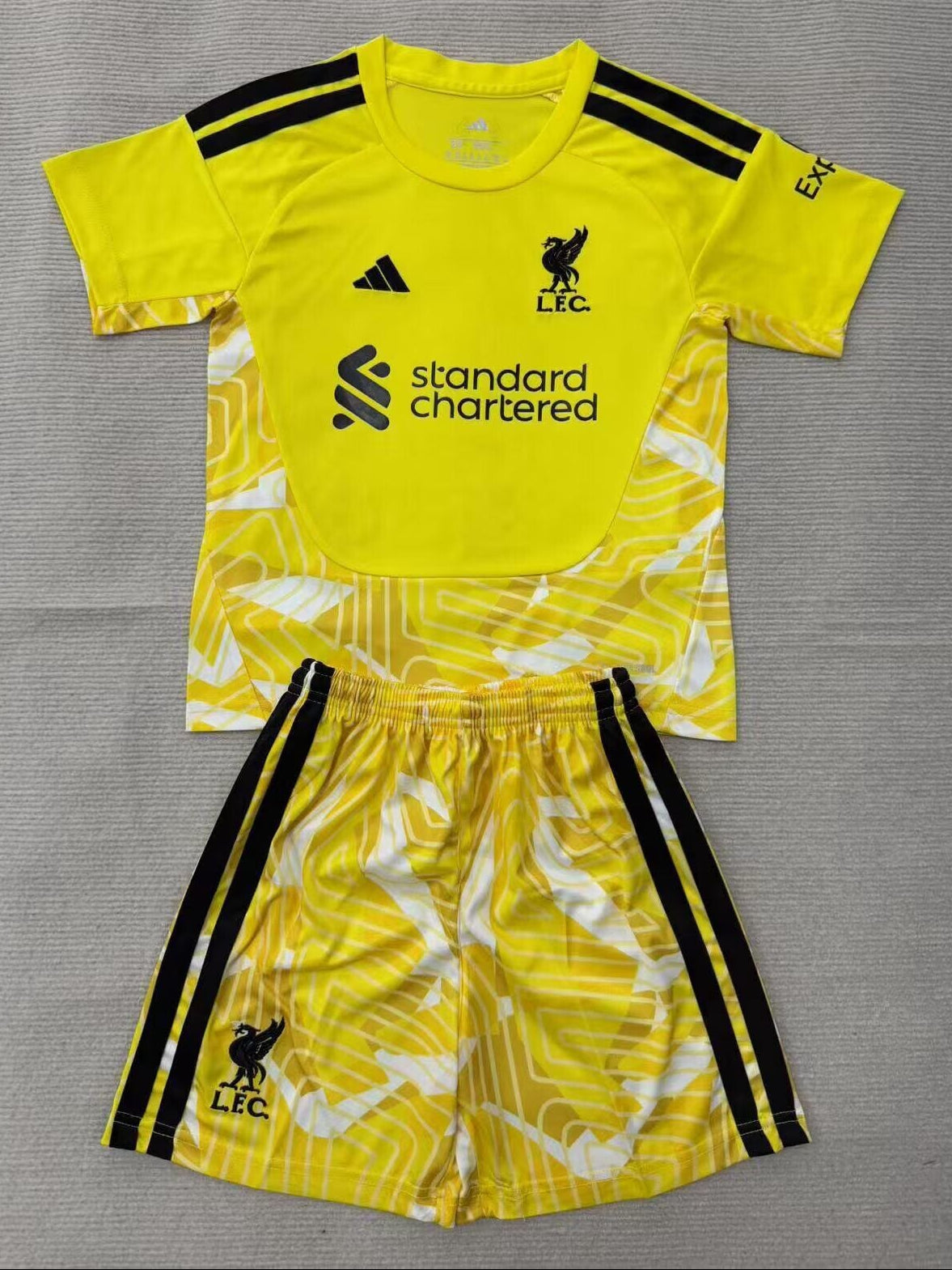 Completino Bambino Portiere Liverpool Giallo 2026/27