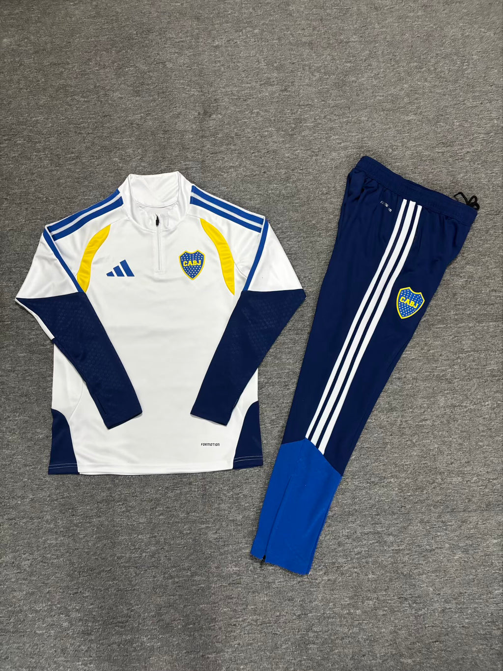 Tuta Boca Juniors Mezza Zip Bianca 2026/27