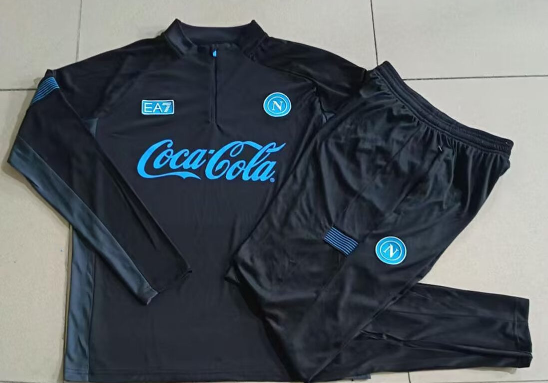 Tuta Napoli Mezza Zip Blu Scuro 2026/27