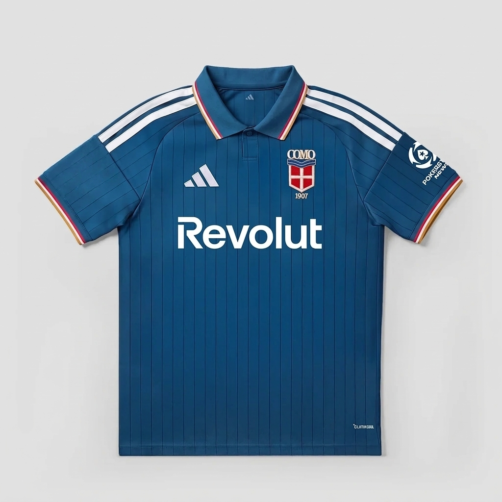 Maglia Como Home 2026/27 - Sponsor inclusi