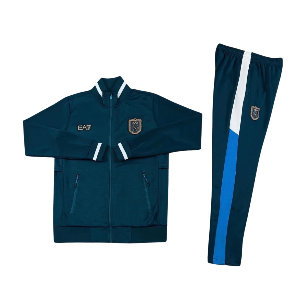 Tuta Napoli Centenario Full Zip Blue scura 2026/27